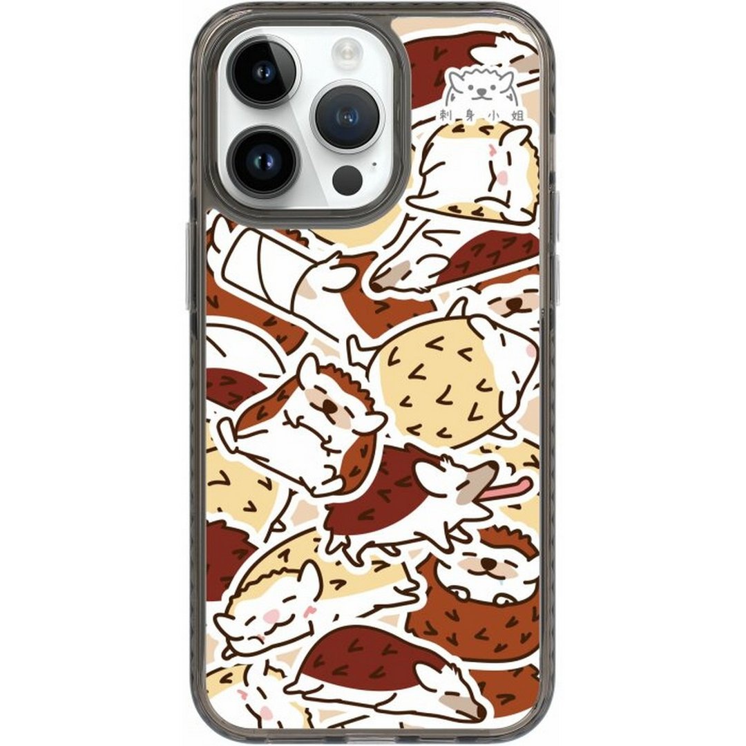 刺猬睡相 iPhone 16 Samsung S25 气垫/标准/镜面手机壳 - 手机壳/手机套 - 塑料 多色
