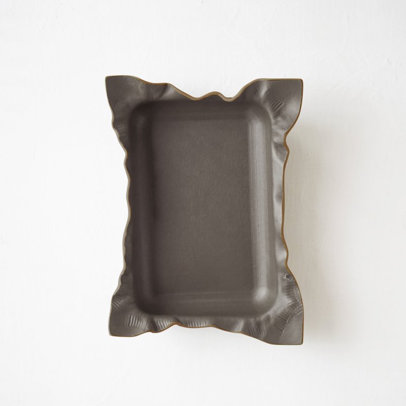 荷叶托盘 －  Ruffles tray - 皮夹/钱包 - 真皮 