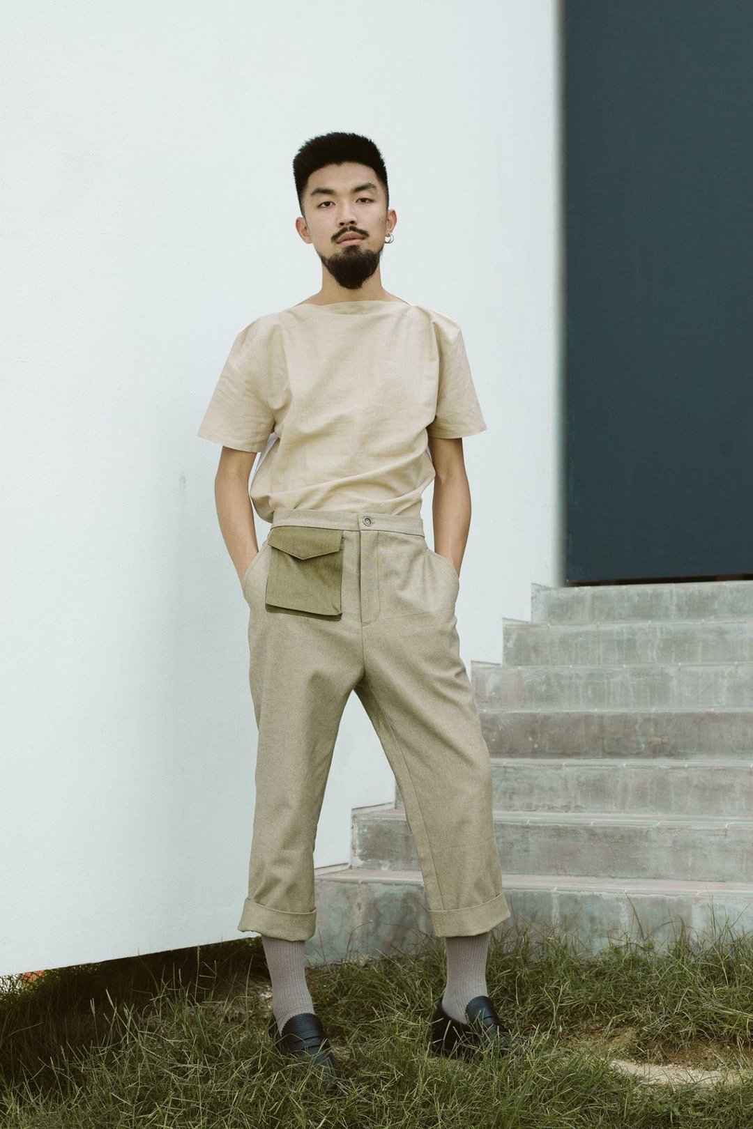 绿色牛仔裤 - 中性裤装 - 其他材质 绿色