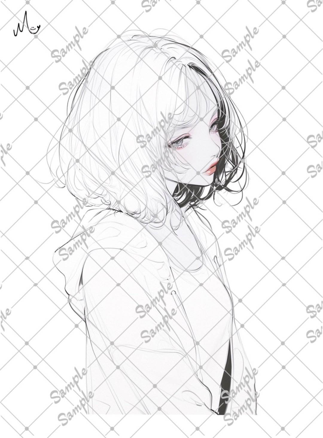 原创人物贴纸 11月新品 - 贴纸 - 纸 