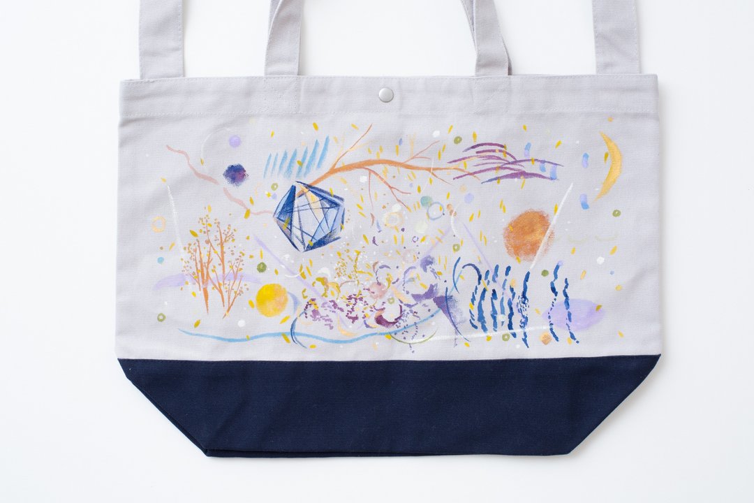 Picture bag - 侧背包/斜挎包 - 棉．麻 灰色