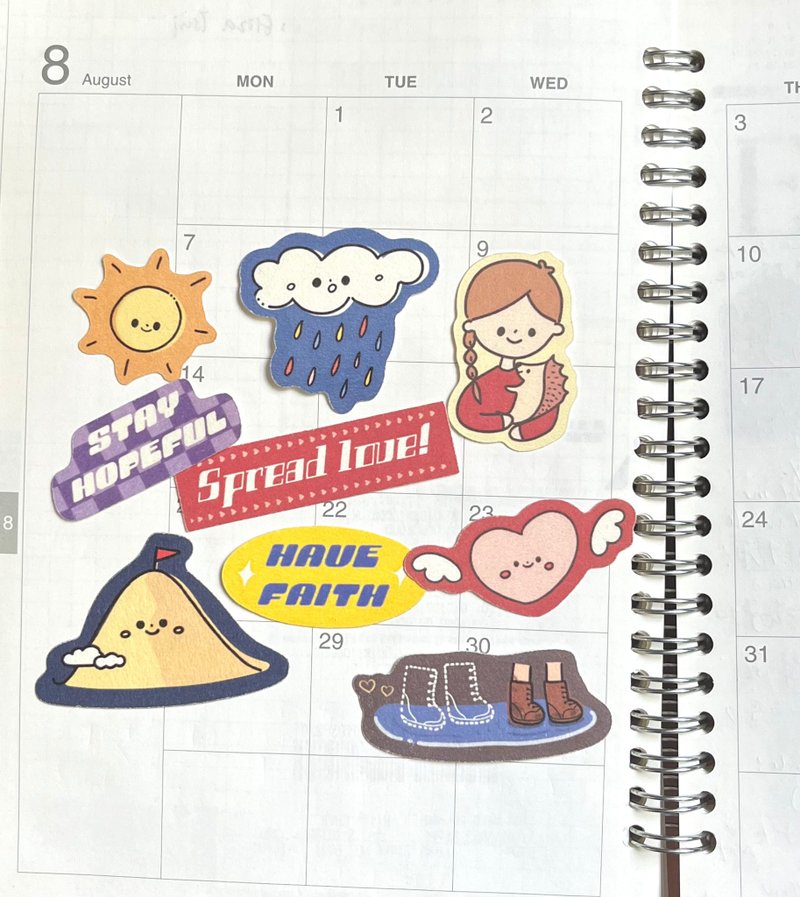 【信望爱系列】角色贴纸包 - 贴纸 - 纸 多色