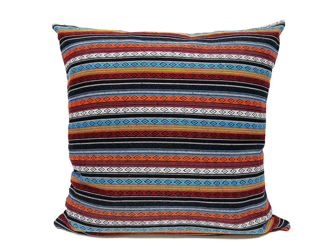 Woven Cotton Pillow cases Handmade Decorative Pillow Covers Tribal pillow - 枕头/抱枕 - 棉 多色
