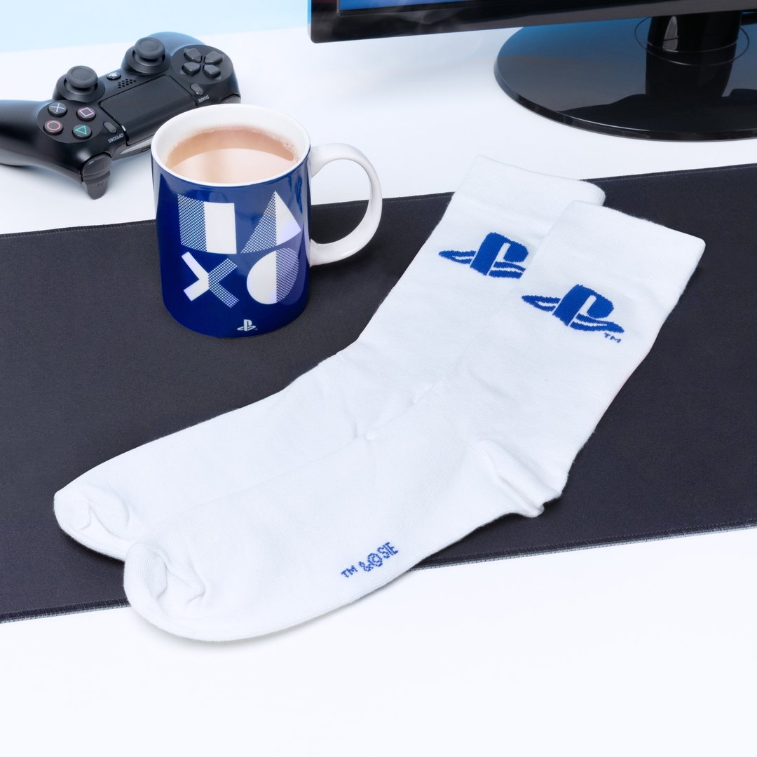 Playstation 经典符号马克杯套组 生日毕业礼物 - 保温瓶/保温杯 - 瓷 蓝色