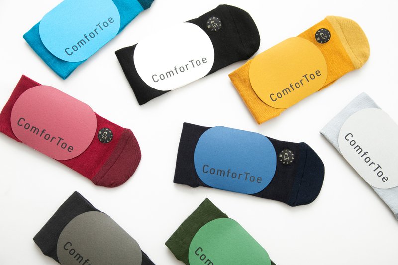 【五倍券优惠】ComforToe 舒适机能袜3件福袋组合 - 袜子 - 其他人造纤维 多色