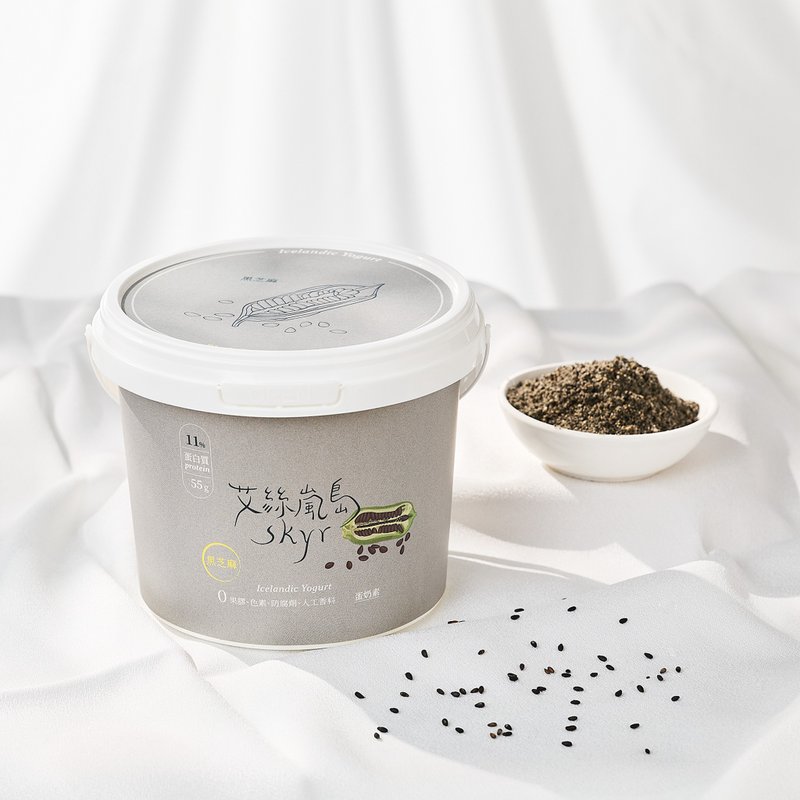 家庭号500g 黑芝麻Skyr │ 蛋奶素 - 酸奶/优酪乳 - 其他材质 