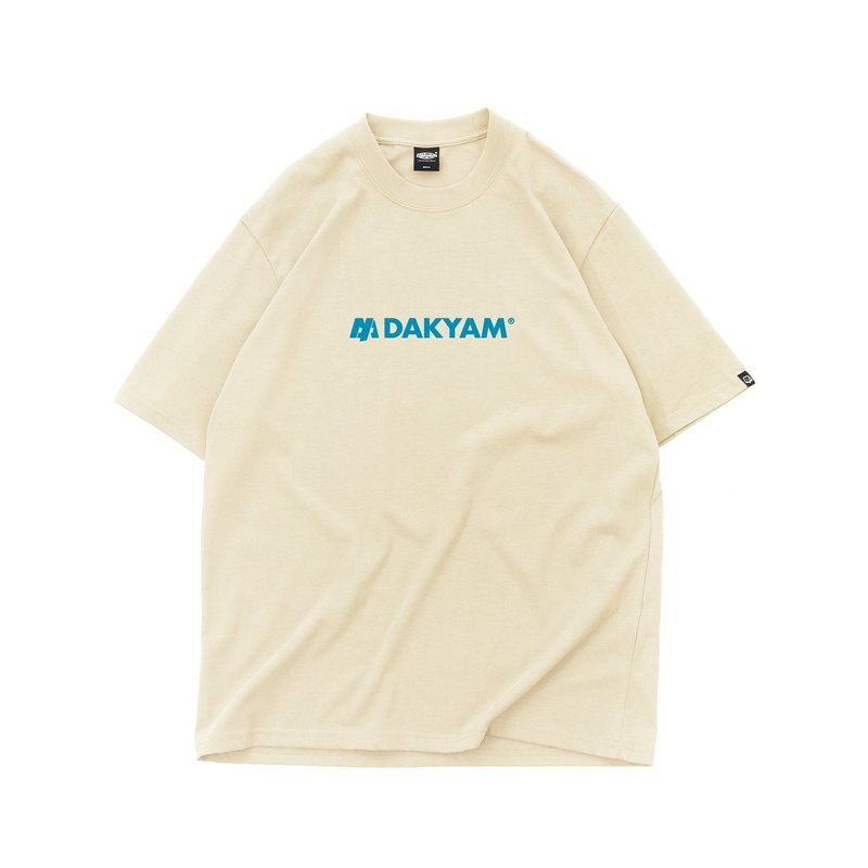 DAKYAM Brand Basic Logo 发泡浆品牌LOGO印花基础款短袖T恤 - 男装上衣/T 恤 - 棉 
