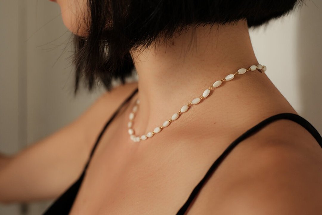 Shell necklace - 项链 - 银 