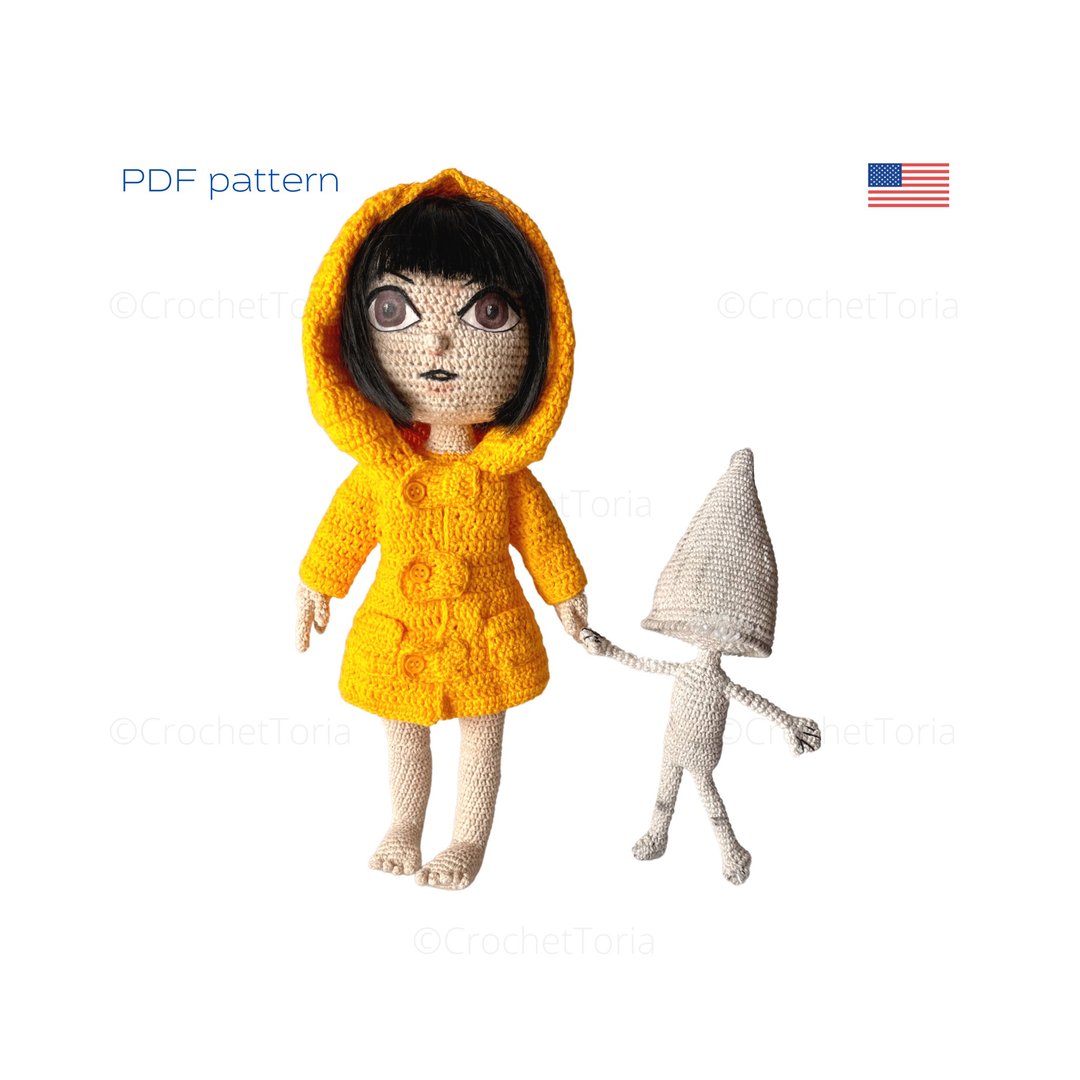 数位钩针图案。下载 PDF 档案（英文）。六（小小噩梦） - 手工艺教程/工具书 - 其他材质 
