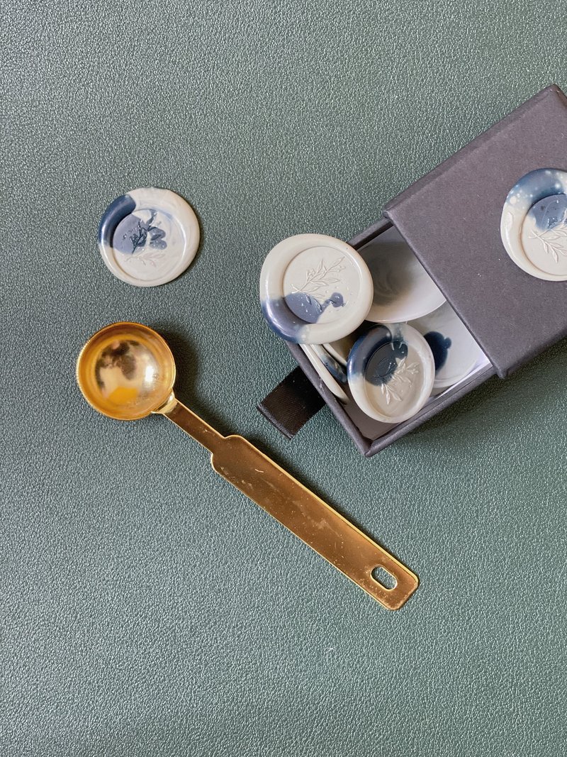 手工火漆蜡贴纸 l 植墨 一份10入 - 贴纸 - 蜡 多色