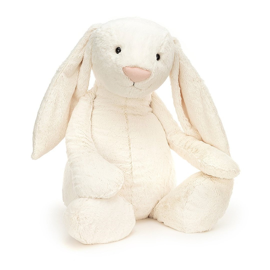 Bashful Cream Giant Bunny 108cm 超级超级大白兔 - 玩偶/公仔 - 聚酯纤维 白色