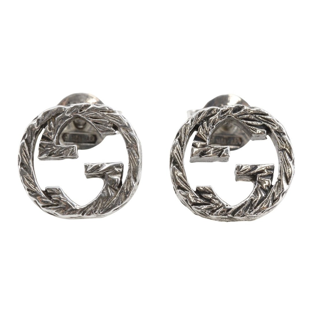 【日本直送】宝格丽 GUCCI 双G Interlocking 耳环 金属制 银色 约 2.9g 男女皆宜【二手】 - 耳环/耳夹 - 其他金属 银色