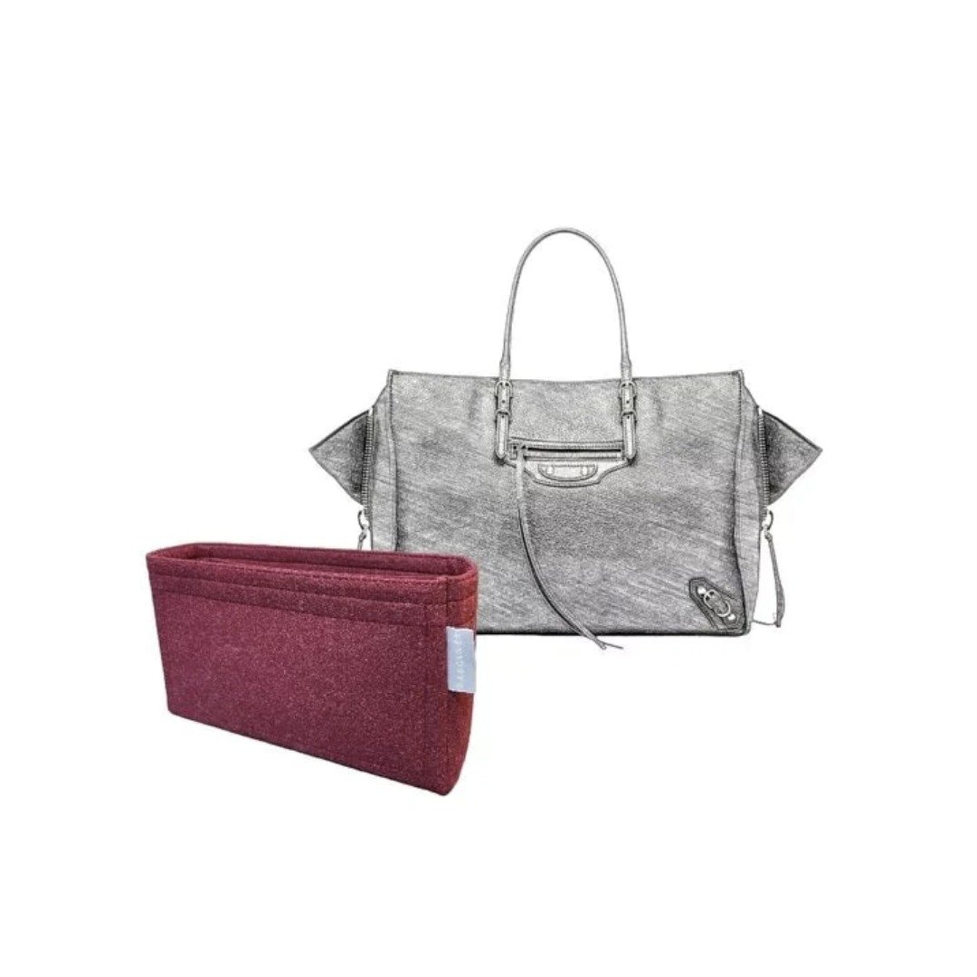 【香港制造|韩国绒布】手制内袋- Balenciaga B4 Tote Bag - 化妆包/杂物包 - 其他材质 多色