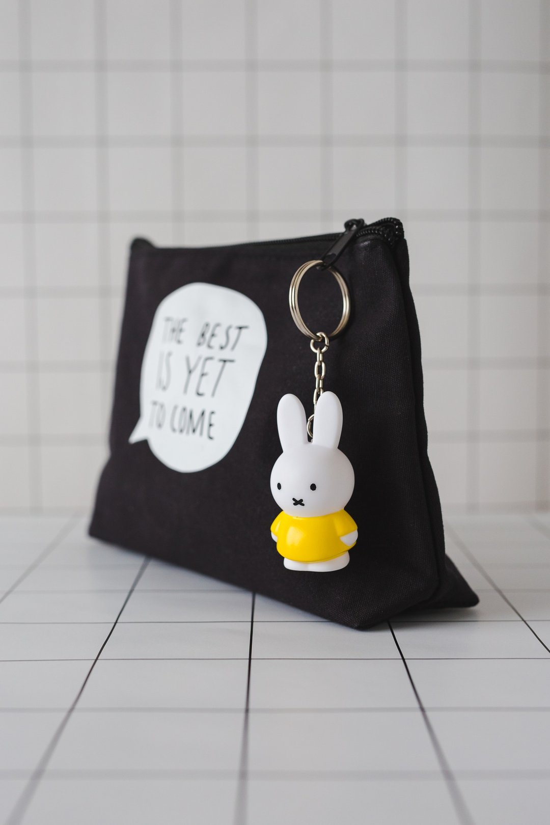 Miffy 米菲兔经典款公仔钥匙圈吊饰 -  黄色 - 钥匙链/钥匙包 - 其他材质 黄色