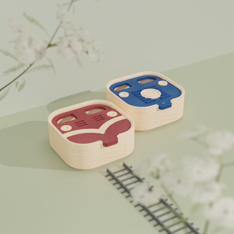 阿里山小火车 - 迷你收纳盒 / 实木制 2色可选 - 收纳用品 - 木头 多色