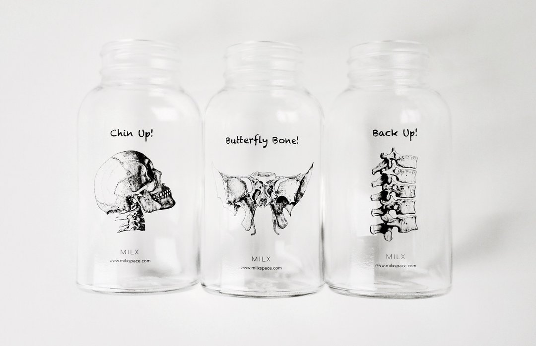 小骨系列玻璃瓶 - 茶具/茶杯 - 玻璃 透明