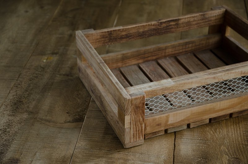 小横网美 质朴自然感 木箱 - 露营用品 - 木头 