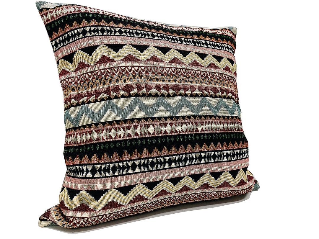 Woven Cotton Pillow cases Handmade Decorative Pillow Covers Tribal pillow - 枕头/抱枕 - 棉 多色