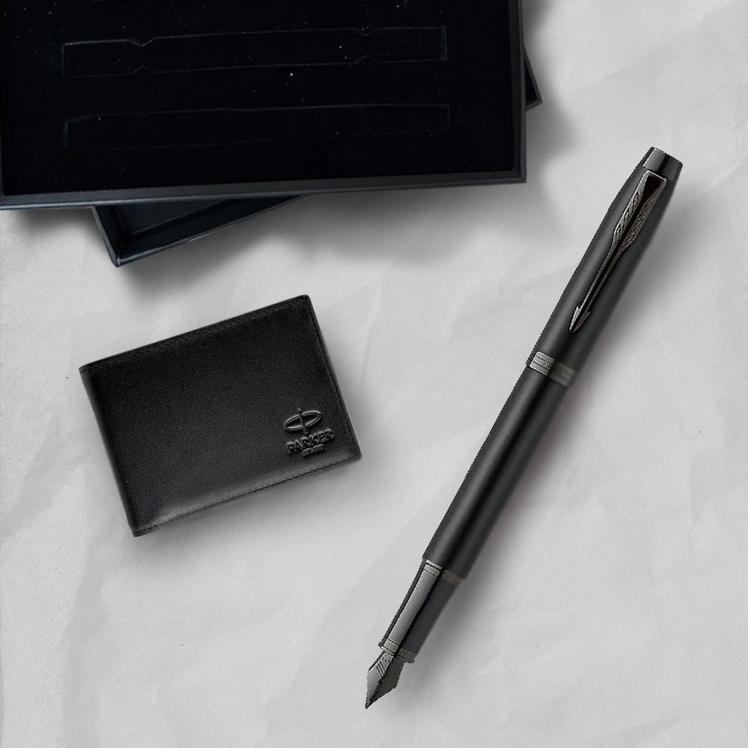 Parker 派克 新IM 特别款理性黑钢笔  免费刻字 - 钢笔 - 其他金属 黑色