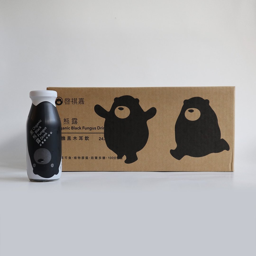 【包邮组】有机黑木耳露_黑熊露24入/箱【宅配】 - 健康/养生 - 玻璃 黑色