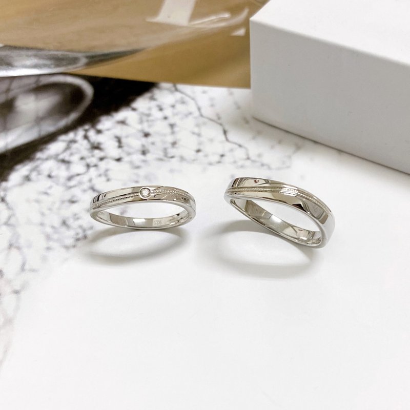 爱之旋律_对戒 | 14K、9K、925纯银 - 对戒 - 贵金属 