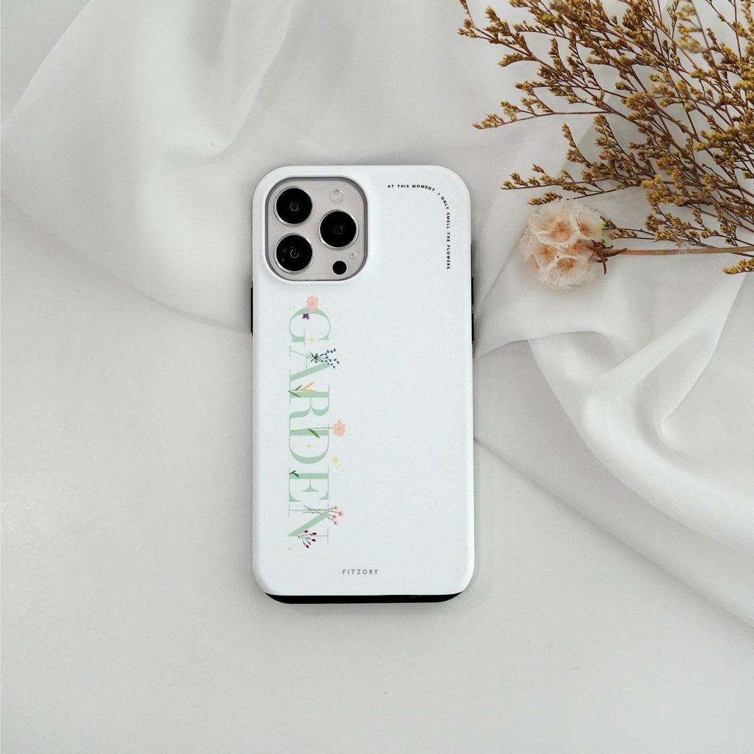 【FITZORY】春夏花园系列 - Garden | iPhone壳 - 手机壳/手机套 - 塑料 白色