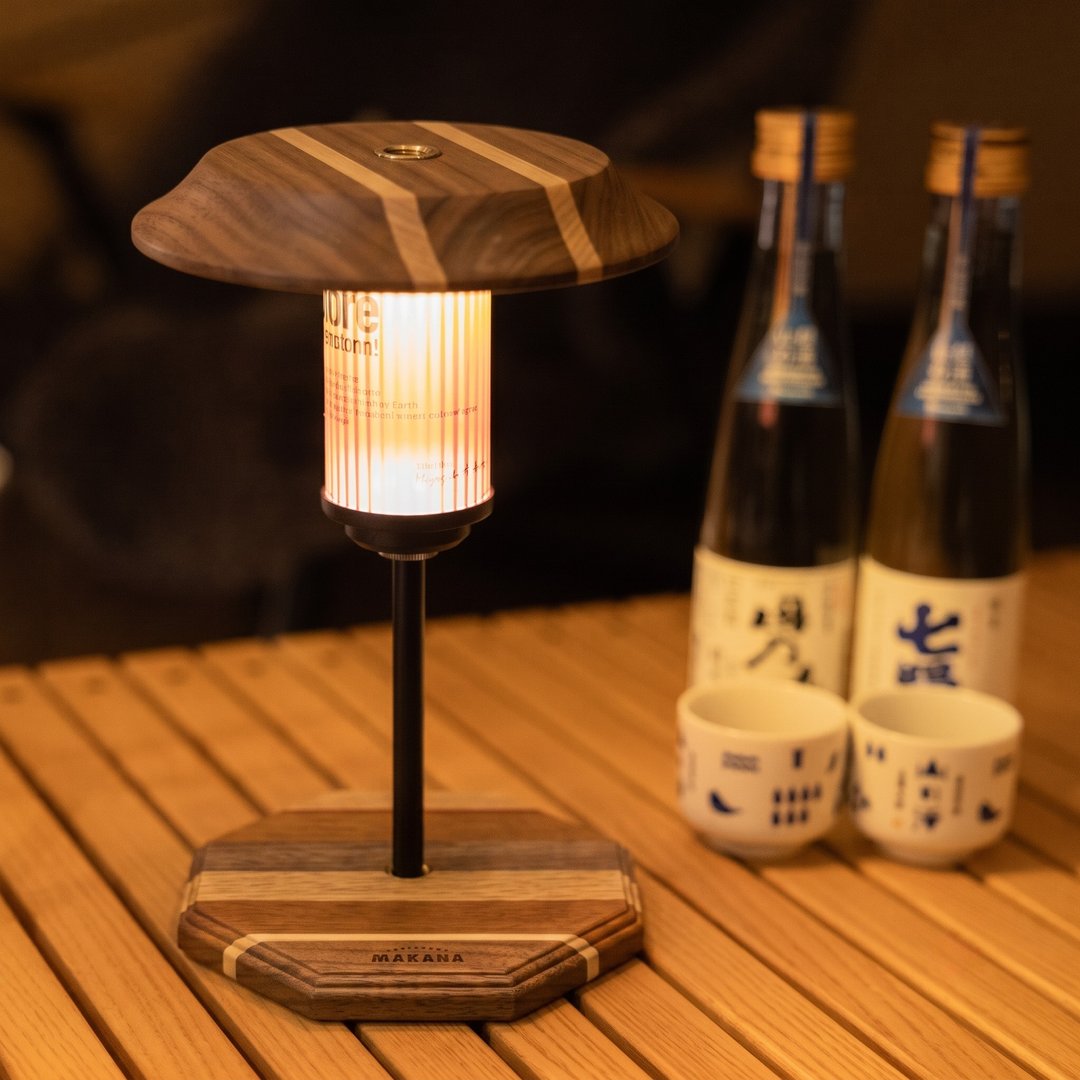Makana 手工实木灯座_共 5 种款式 (另赠灯柱) - 露营用品 - 木头 