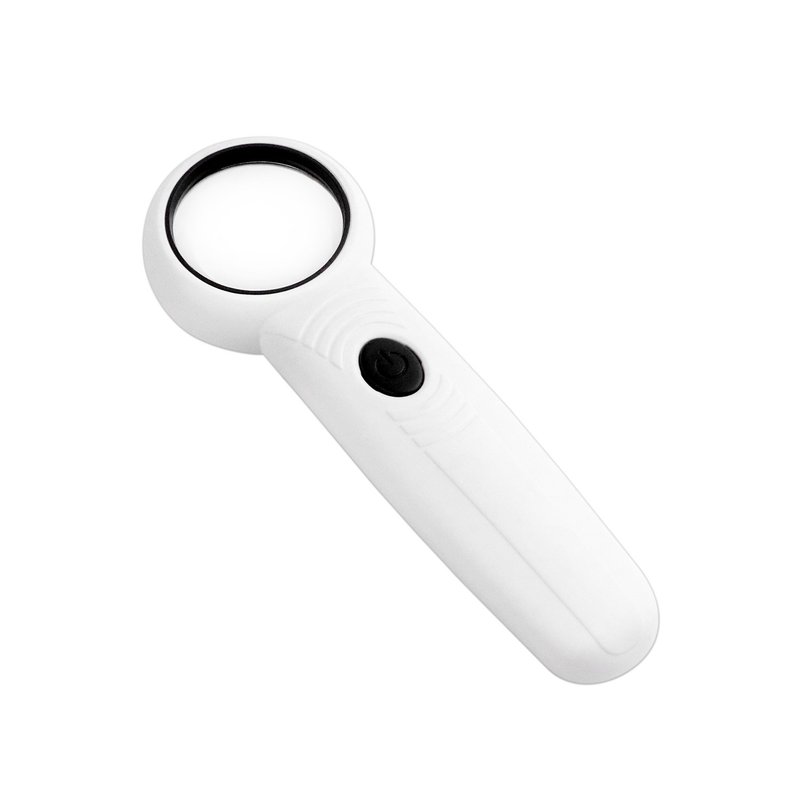 乐鉴系列 6.3 倍/21D/35mm 双白光&UV 照明检验用高倍放大镜 N426 - 其他书写用品 - 压克力 白色