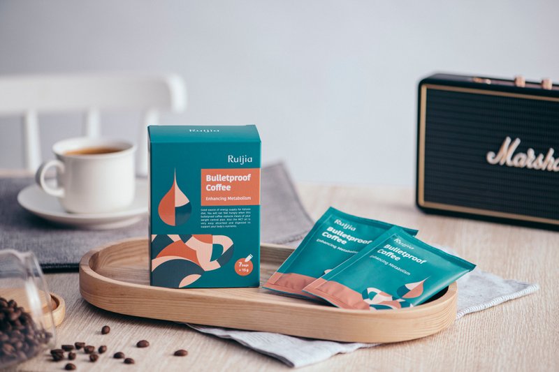 【最后出清】防弹绿咖啡-DELIGHT代谢加强版/蛋奶素 - 咖啡 - 浓缩/萃取物 咖啡色