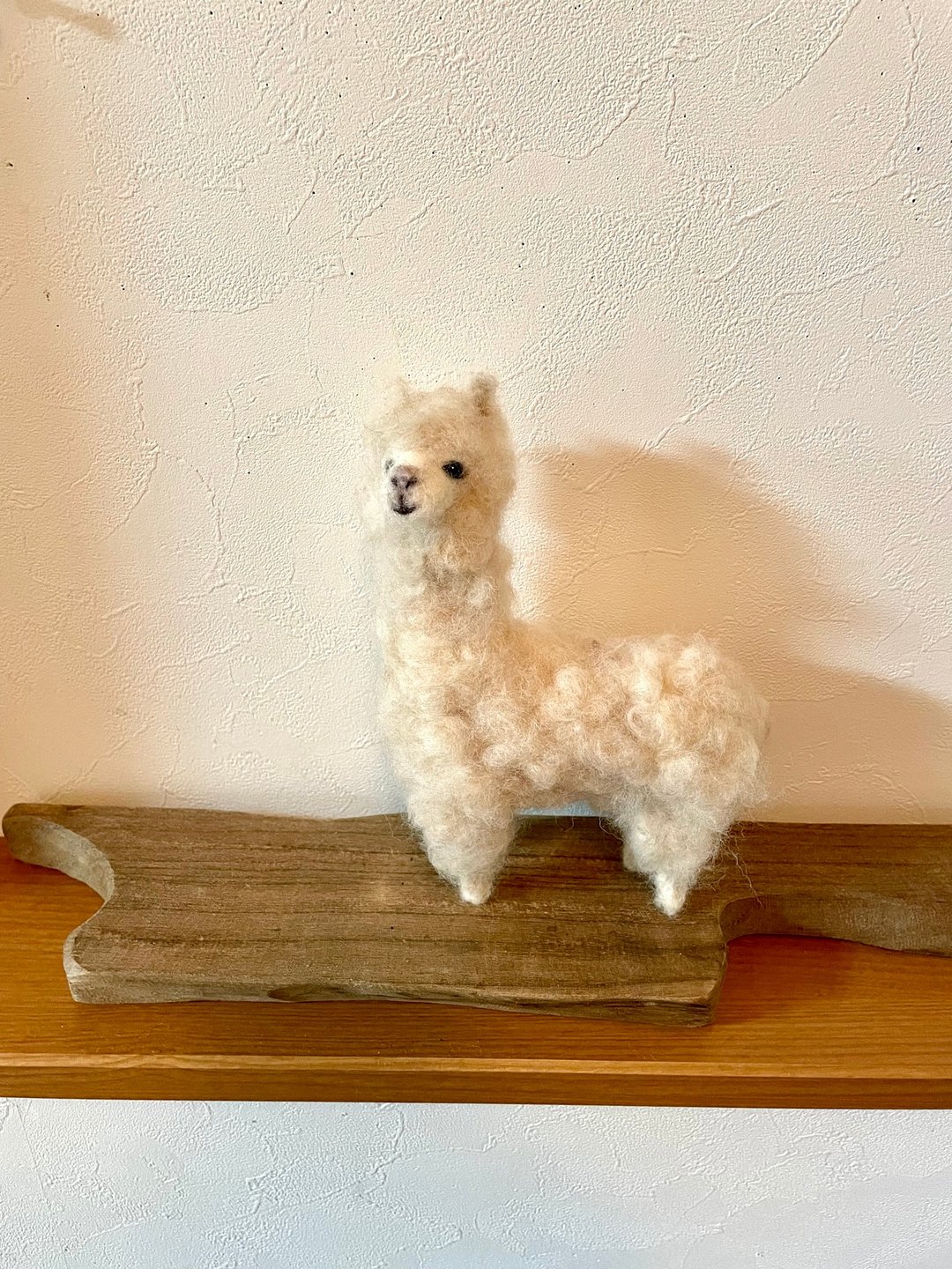 alpaca - 编织/刺绣/羊毛毡/裁缝 - 羊毛 白色
