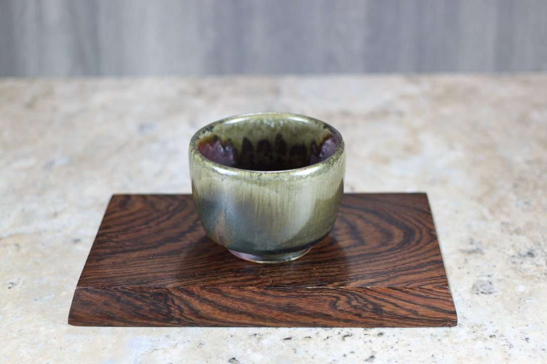 【钟声响起】天然落灰 柴烧茶碗 名家叶敏祥手作 150ml - 茶具/茶杯 - 瓷 