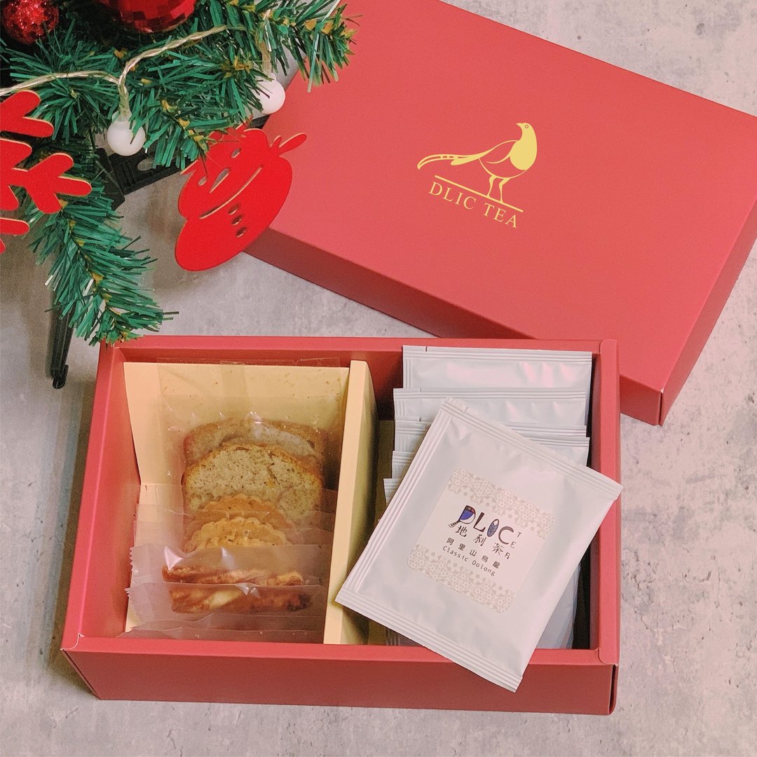 暖粹 手工饼干茶叶礼盒 磅蛋糕/千层肉桂酥/姜红饼干 - 零食/点心 - 新鲜食材 红色