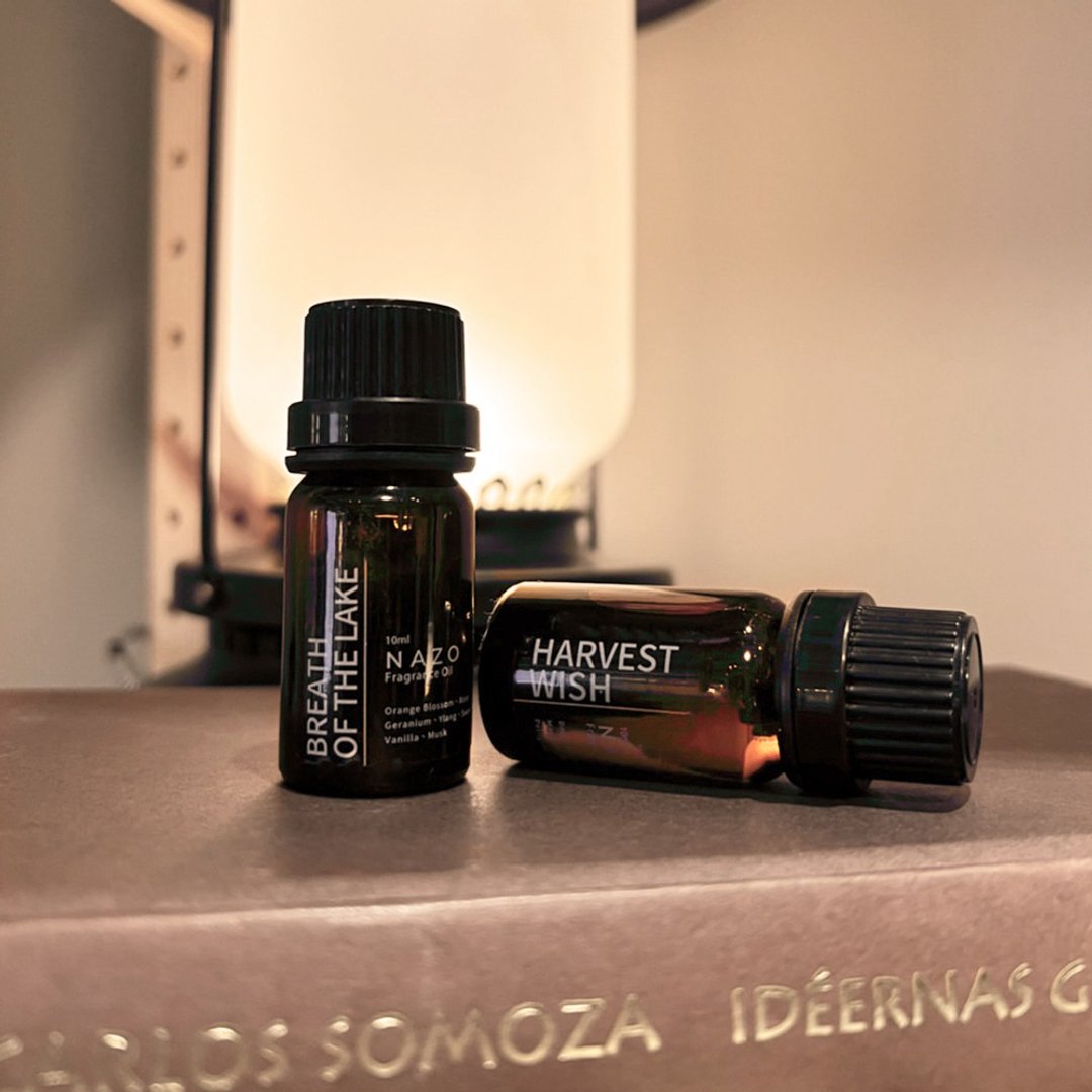 NAZO机能舒压精油2入组 - 香薰/精油/线香 - 玻璃 咖啡色