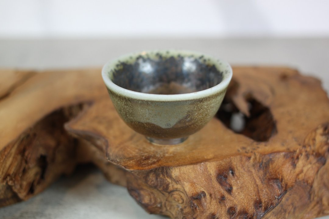 【谢谢老师】天然落灰 柴烧茶杯 名家叶敏祥手作 60ml - 茶具/茶杯 - 瓷 