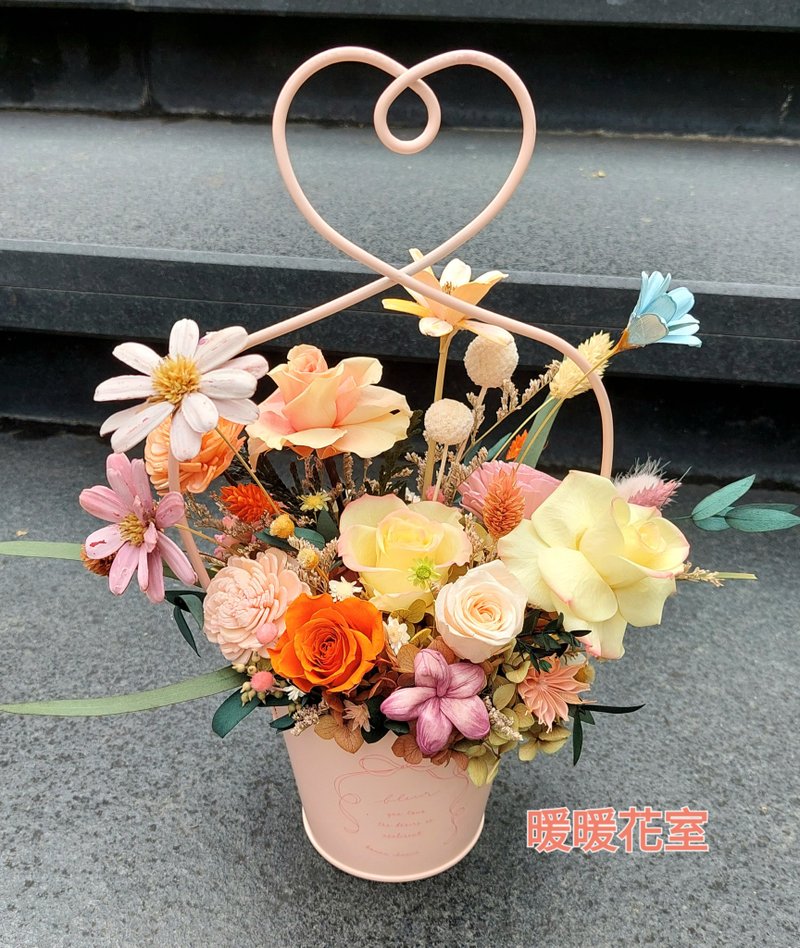 暖心永生花礼 - 干燥花/捧花 - 植物．花 