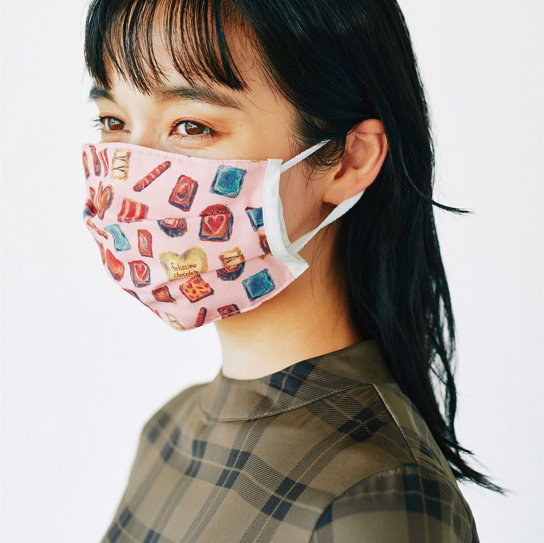 【L'AMI PLUS】 布制口罩套-巧克力博物馆 - 口罩 - 棉 