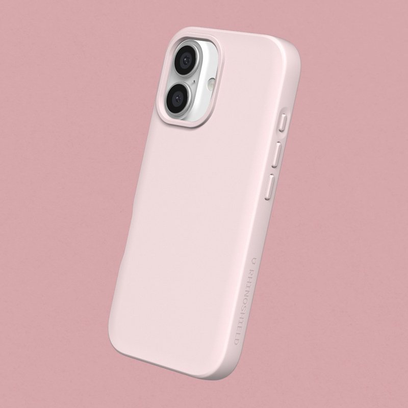SolidSuit经典防摔手机壳/雪酪粉 for iPhone 16系列 - 手机壳/手机套 - 塑料 粉红色