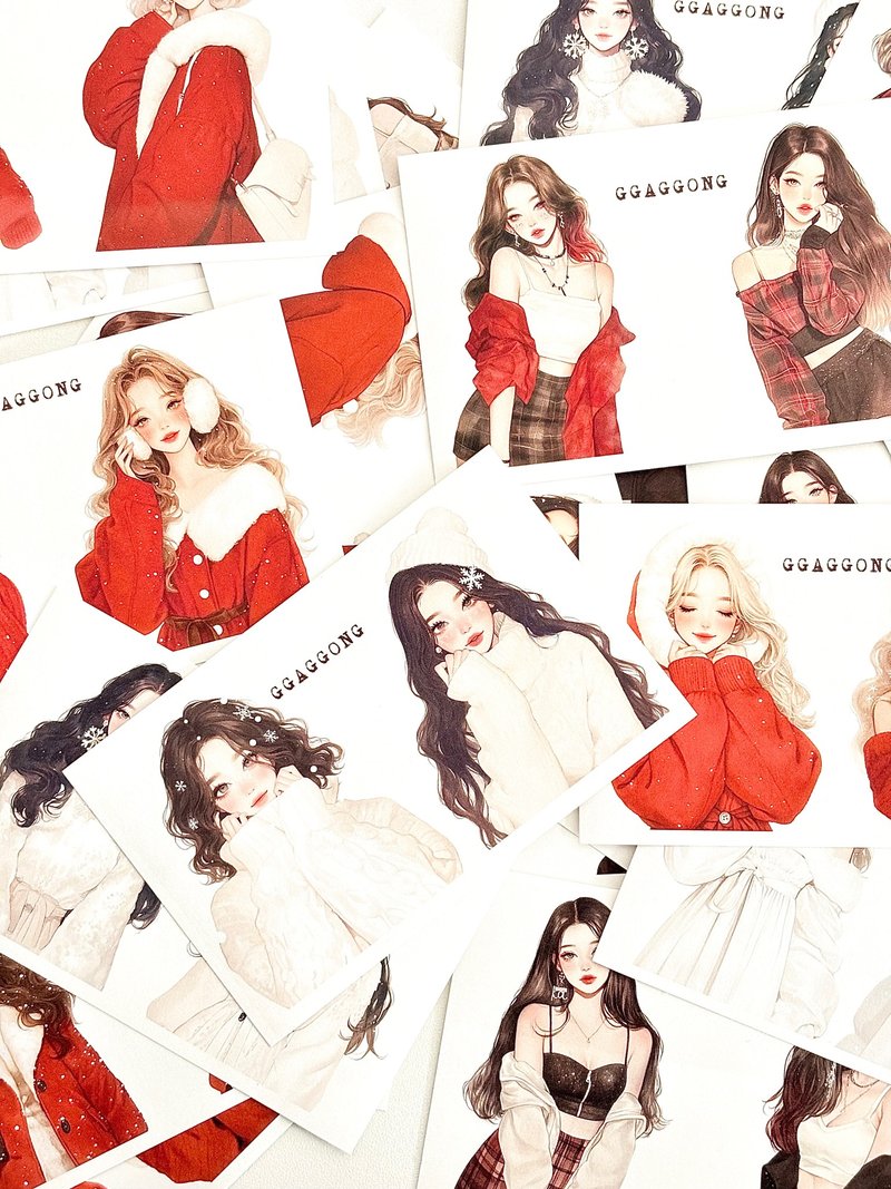 girl sticker vol.3 - 贴纸 - 纸 