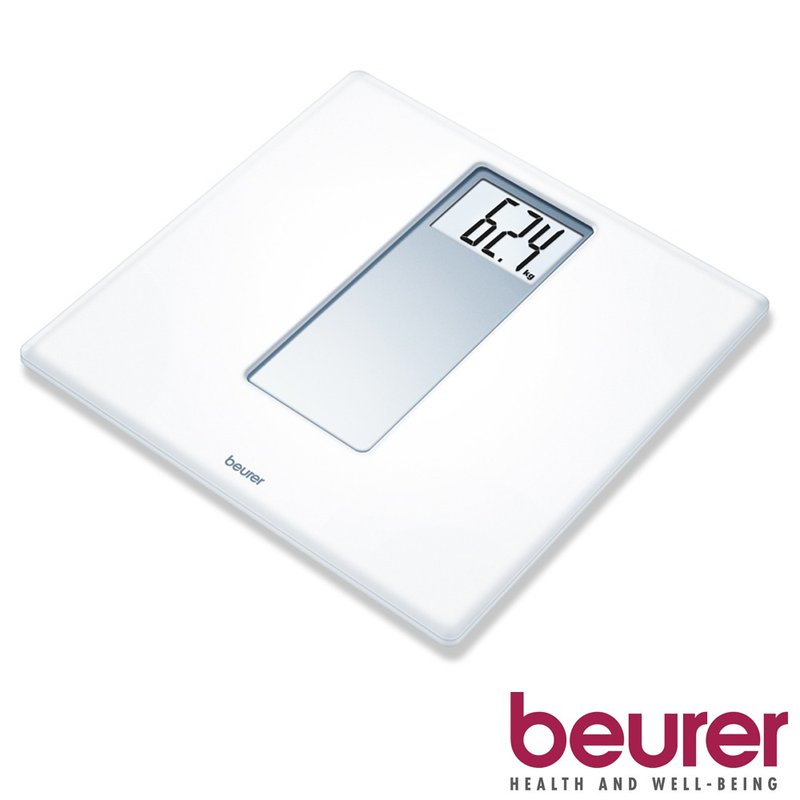 beurer 德国博依 经典素雅电子体重计 体重机 PS160 - 其他小家电 - 玻璃 白色