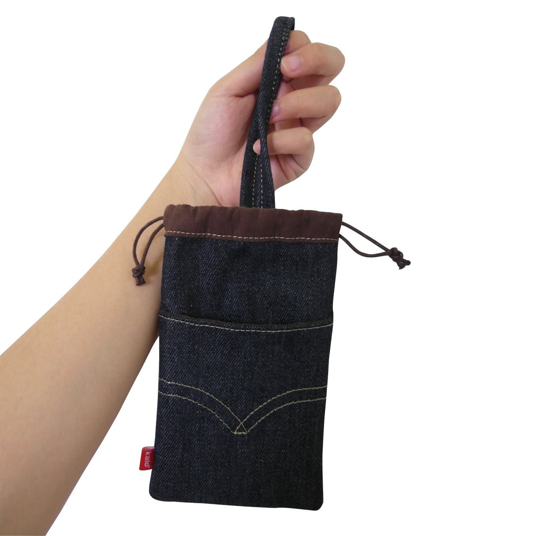 Kalo卡乐创意 丹宁手机袋 通用手机套 iPhone/HTC/OPPO - 手机壳/手机套 - 其他材质 