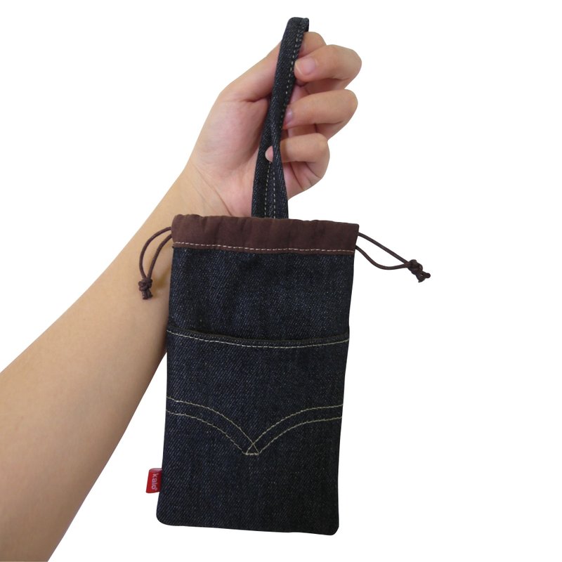 Kalo卡乐创意 丹宁手机袋 通用手机套 iPhone/HTC/OPPO - 手机壳/手机套 - 其他材质 