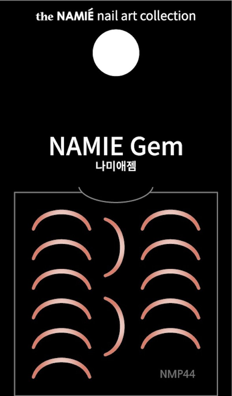 【专业用】NAMIE Gem 美甲装饰艺术贴纸 Normal Metallic 44 - 指甲油/指甲贴 - 纸 金色