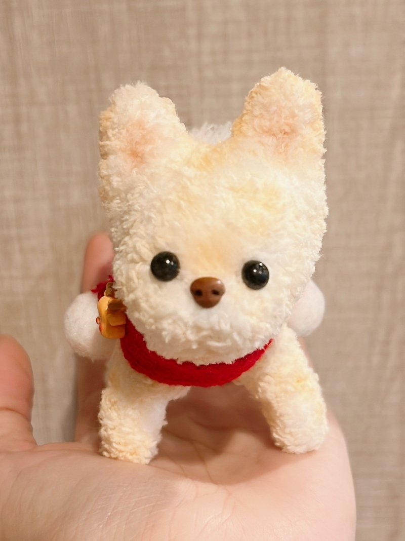 圣诞节限定扭扭棒手做娃娃-圣诞狗狗 - 玩偶/公仔 - 其他材质 橘色