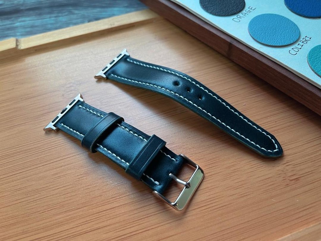 【定制】日本新喜马臀皮APPLE WATCH表带 (38/40/41/42/44/45mm) - 表带 - 真皮 