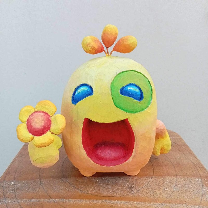 花痴已到。 - 摆饰 - 木头 多色