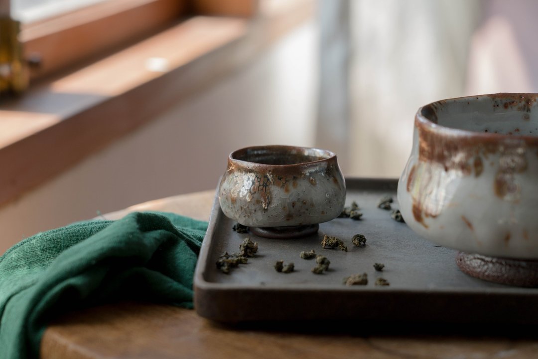 志野小茶碗 - 茶具/茶杯 - 陶 