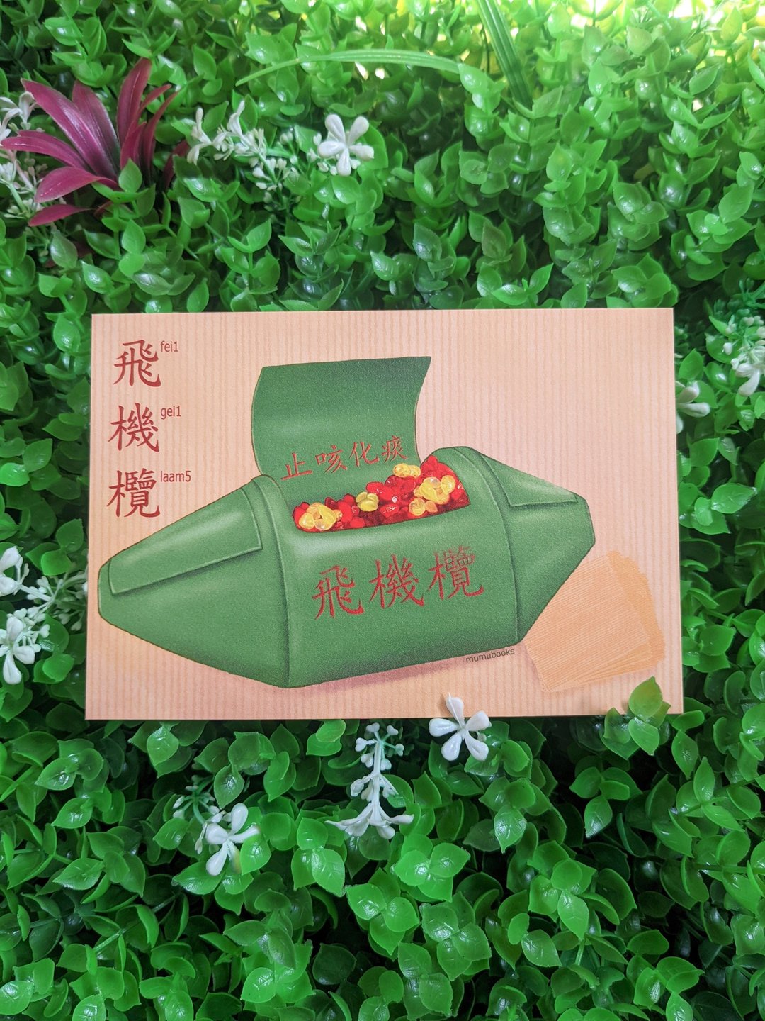明信片 – 食品系列 – 飞机榄 - 卡片/明信片 - 纸 多色