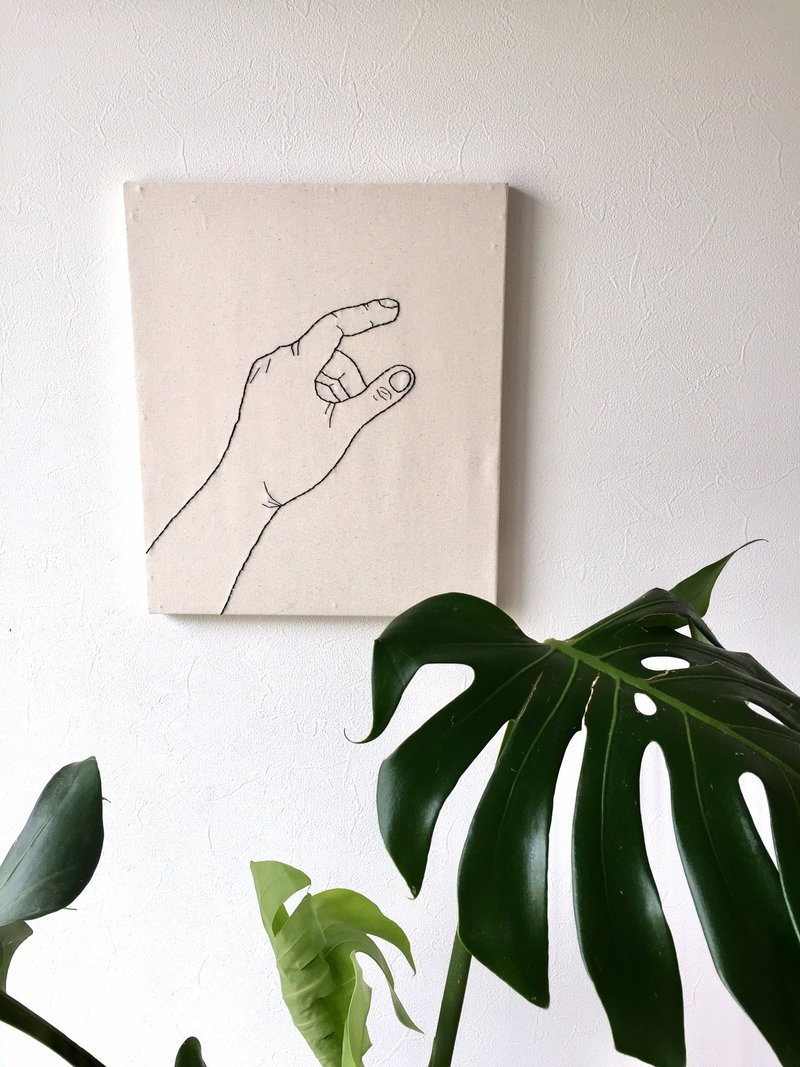 Fabric panel Sound similar to giving up - 海报/装饰画/版画 - 棉 白色