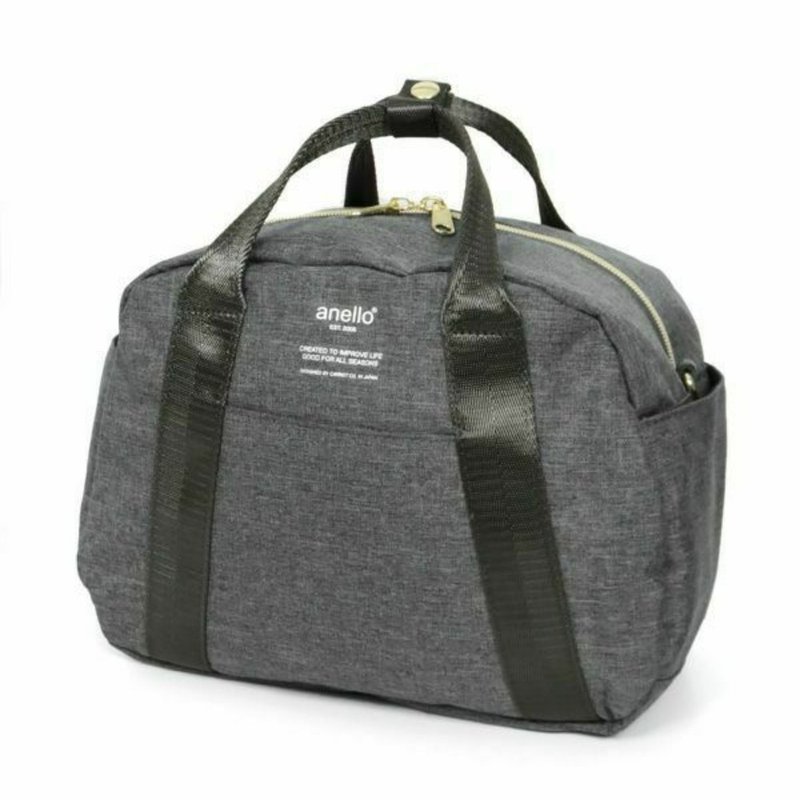 anello 迷你波士顿两用单肩包 AT-C1835 (碳灰色) - 侧背包/斜挎包 - 聚酯纤维 灰色