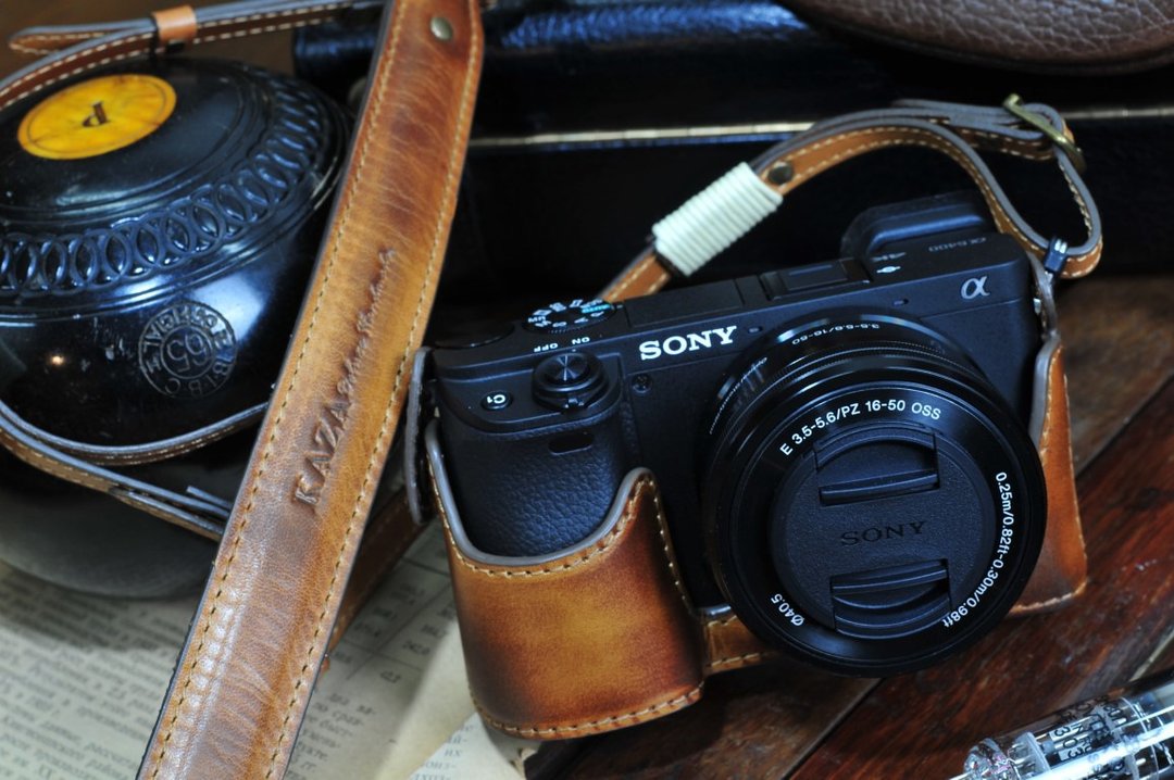 SONY A6300/A6400/A6100 相机皮套 A6300 / a6400/a6100 相机包 - 相机 - 真皮 